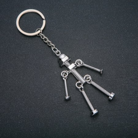 Брелок металевий "Болтик"