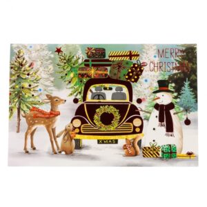 Листівка Новорічна об'ємна "Різдвяні традиції" 10*15 см з конвертом