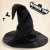 Капелюх відьми сатиновий чорний