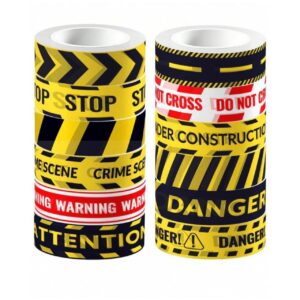 d61ecac8-183d-48d5-9f10-14d9b08b7875.jpg Декор на Хелловін Скотч "Stop! Dangerous" 1,5 см/ 1 рулон