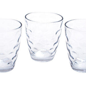 Набір склянок "Круги" 350 мл прозорий 3шт