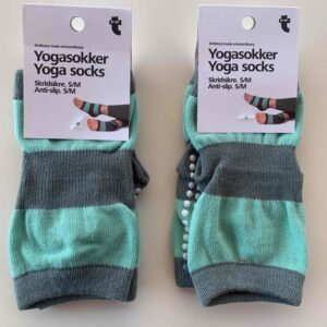 Шкарпетки жіночі для йоги S/M Tiger зелений