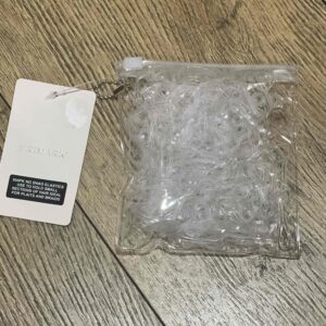 Набір силіконових гумок для волосся Primark прозорі 500 шт