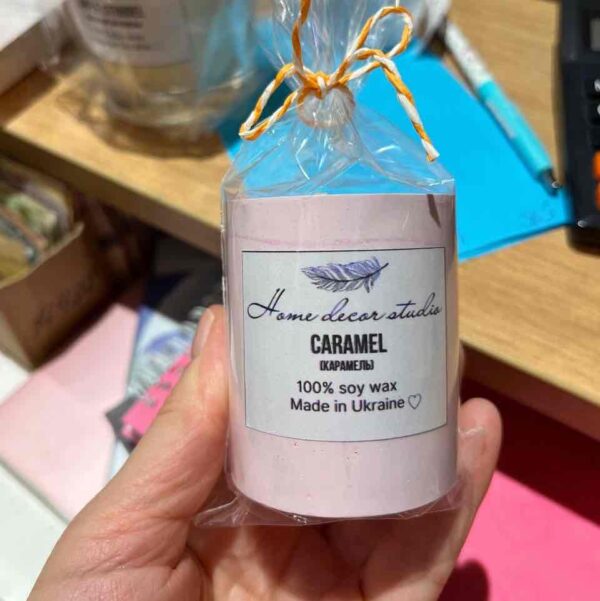 Ароматична свічка кашпо рожева міні HDS