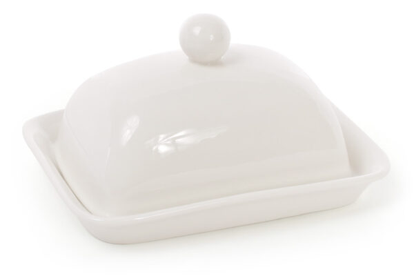 Маслянка фарфорова "Naturel" білий 17см