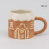 Чашка керамічна Новорічна  "Пряниковий будиночок" 500 мл