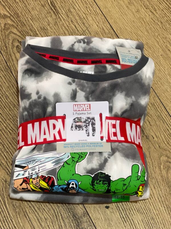 Піжама дитяча Primark "Marvel" флісова велюрова