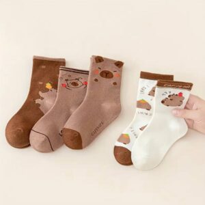 Шкарпетки дитячі "Капібара" 6-9 років