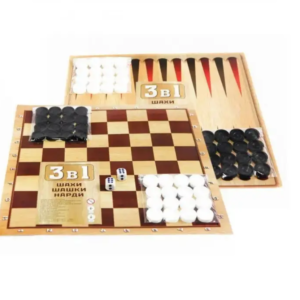 dd7e0ebc-1a95-4203-bdcc-8dcad46778d9.png Настільна гра "Шахмати/Шахи/Нарди" MToys S0011 3 в 1