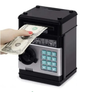 Скарбничка-сейф "Number Bank" з кодовим замком чорний