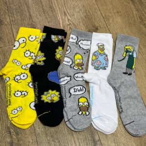 Шкарпетки чоловічі високі «Сімпсони» Primark