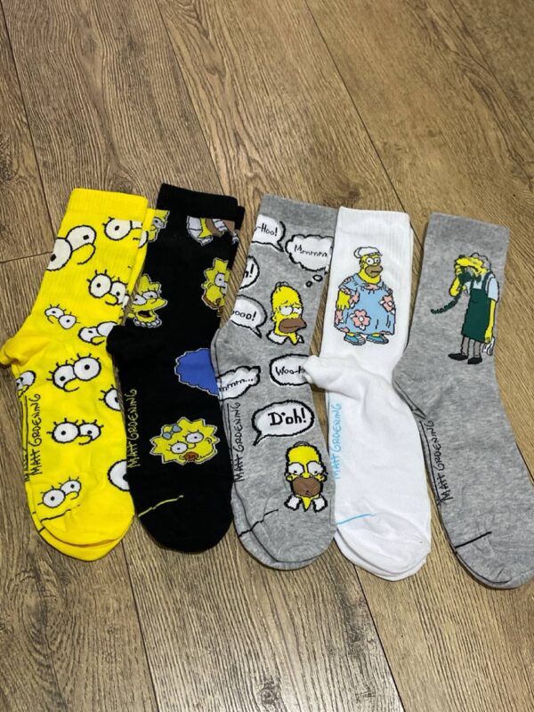 Шкарпетки чоловічі високі «Сімпсони» Primark