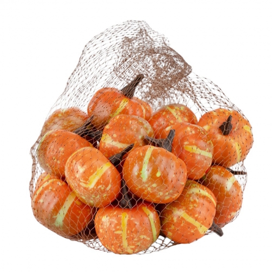 Декоративний гарбузик "Осінній мікс" 5 см