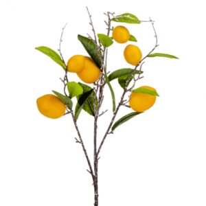 Штучна гілка "Лимони" 84 см