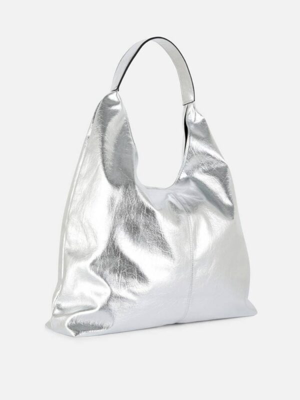 Сумка-Хобо Primark з еко-шкіри срібна