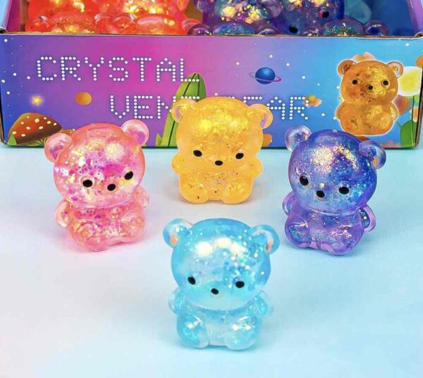 Іграшка слайм /лизун/ жуйка для рук/ тягучка «Ведмедик» 5,5 см