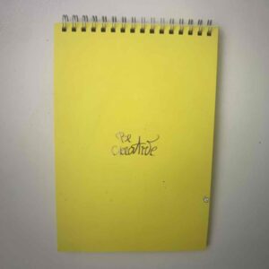 Блокнот A5 на спіралі 4PROFI "Be Creative" жовтий 64 аркуша