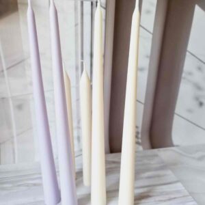 e27ec2bc-bbca-4086-947f-a04c539aa263.jpg Свічка столова Solodka "Конус" 36 см