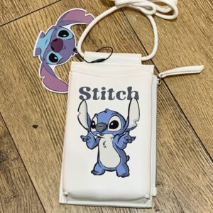 Сумочка-картхолдер для телефону Primark "Stitch" біла