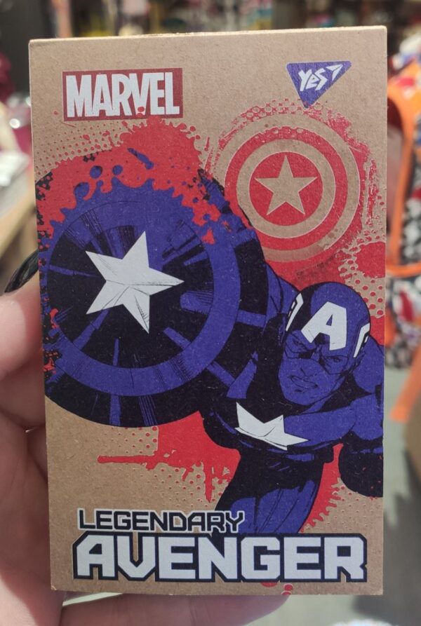 Блокнот А7 "Marvel", крафт 80 аркушів