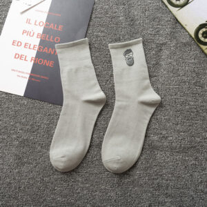 Шкарпетки чоловічі бавовняні "борода", сірі