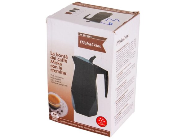 Кавоварка гейзерна MokaCrim 150 мл/ 3 порції алюміній