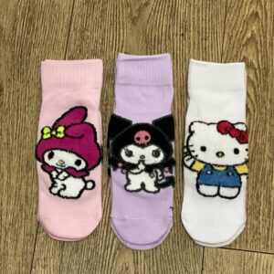 Шкарпетки жіночі короткі Primark "Kuromi"