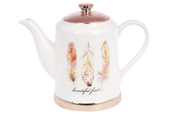 Чайник керамічний "Плюмаж" 1л