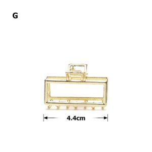 e88c9b36-3d30-4df6-a1f8-e9739f93ff66.jpg Заколка/краб для волосся металева прямокутна 4,4 см золота блискуча/матова