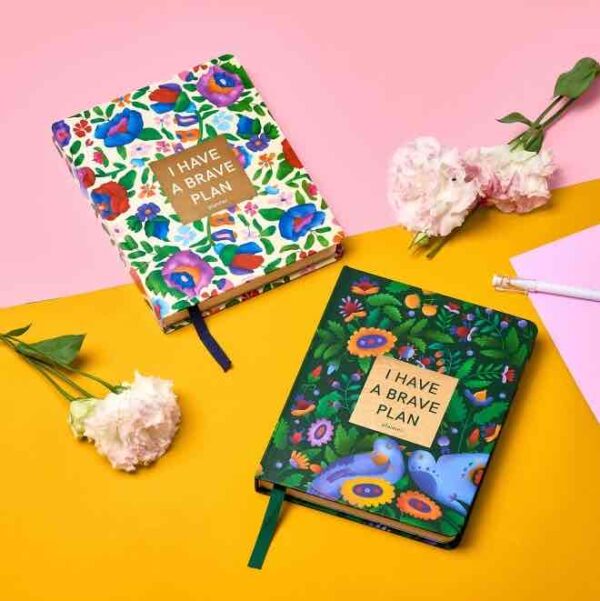 Планер "I HAVE A BRAVE PLAN"  з квітами Orner