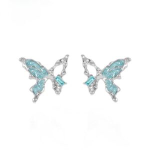 ea681764-dd8d-4e9e-80c8-501d2a762bb7.jpg Сережки "Метелики" блакитні зі срібним (10554)