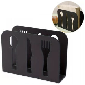 Серветниця "Cutlery/ Столові прибори" 14*9 см сталь чорна