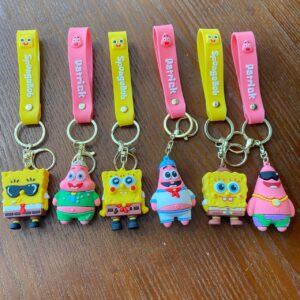 ec4ff157-b25b-4a89-9d59-da8d34e7f22c.jpg Брелок силіконовий "Sponge Bob/ Губка Боб» з ремінцем