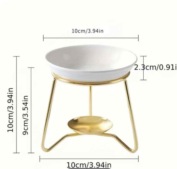 ed6a124d-c3dd-4cdd-995c-44f29b7531d1.jpg Аромалампа/ Дифузор для підігріву ефірних олій кераміка+метал золото