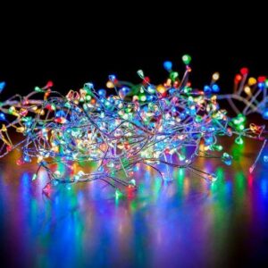 Гірлянда-кластер "Роса" 150 LED/ 3 м кольорове світло (USB)