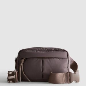 ee040e36-ddc5-4366-a3fc-5461a975c366.jpg Сумочка поясна унісекс Primark для телефону нейлонова коричнева