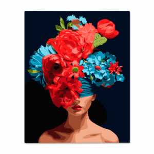 ee2b2bc5-a3cd-4dca-90bc-96f9fae1185e.jpg Картина за номерами "Дівчина з квітами на голові" Orner