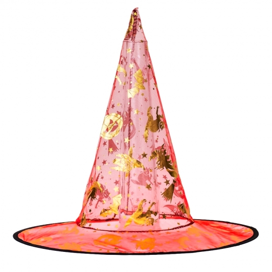 Капелюх відьми "Чаклунка" 35 см мікс кольорів