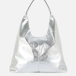 Сумка-Хобо Primark з еко-шкіри срібна