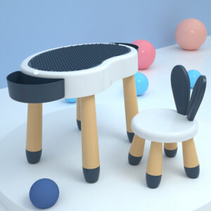 f2590a02-61e7-4626-b4ad-3a788c4e401b.jpg Столик дитячий пластиковий для дозвілля, двостороння поверхня для гри, синій