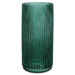 Ваза скляна "Emerald" смарагдова 25 см смарагд