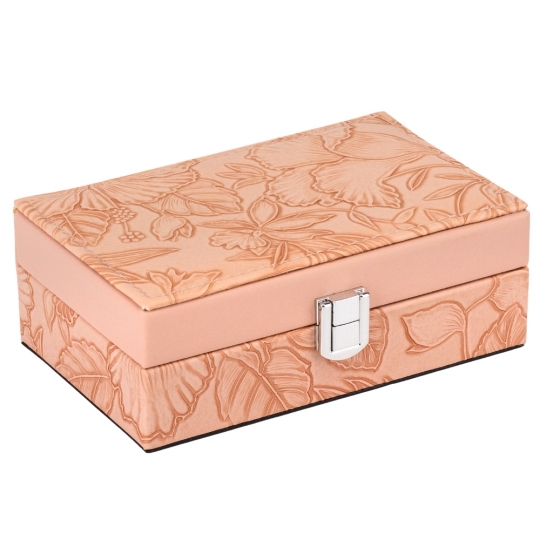 Скринька для прикрас з екошкіри "Квітучий сад" 16,5*10*6 см