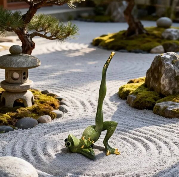 Статуетка "Жабка - йога" 18 см