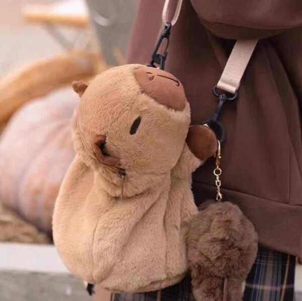 Сумочка-іграшка плюшева «Капібара» 28 см