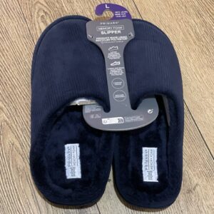 Тапочки чоловічі Primark (устілка меморі) вельветові сині