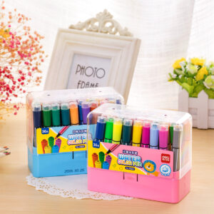 f56601ce-258b-42d9-9355-8b284fbddaa2.jpg Фломастери Deli 2-сторонні зі штампами, 18 кольорів