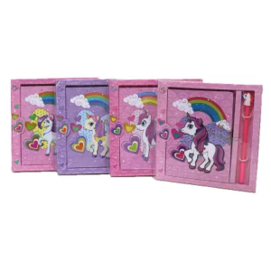 Блокнот 21*20,5см JO "Єдиноріг" в коробці на замку