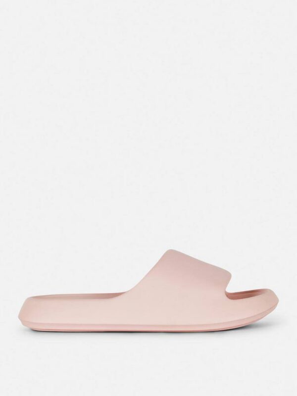Шльопанці жіночі резинові Primark товста підошва рожеві