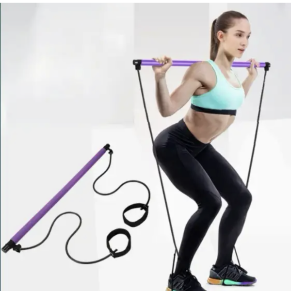 Гімнастична палка з єспандером для Фітнесу