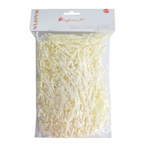 Наповнювач для подарунків стружка паперова 30 г білий